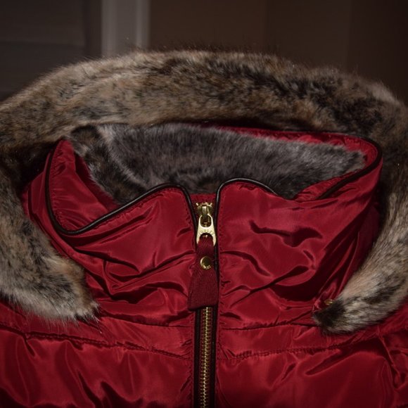 Joules Jackets & Coats Wow Joules Red Wine Gosway Puffer Coat 6 36